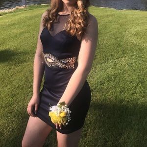 NAVY PROM DRESS!